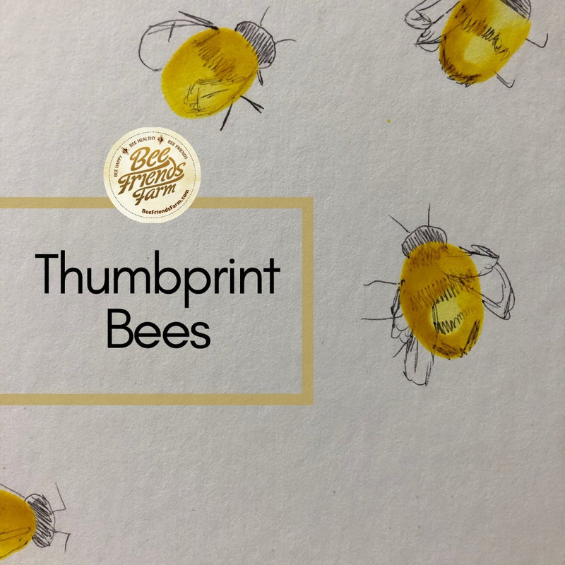Kids Activity: Thumbprint Bees - Bee Friends Farm