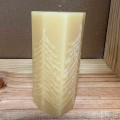 Evergreen Glow Beeswax Candle - Bee Friends Farm