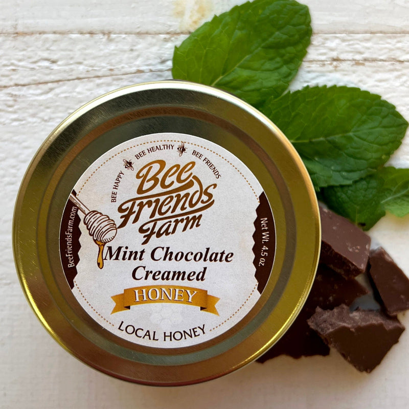 Mint Chocolate Creamed Honey - Bee Friends Farm