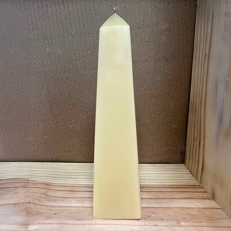 Obelisk Beeswax Candle - Bee Friends Farm