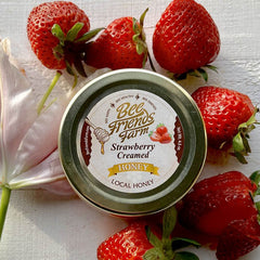 Strawberry Creamed Honey - Bee Friends Farm
