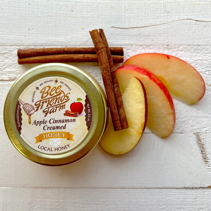 Apple Cinnamon Creamed Honey - Bee Friends Farm
