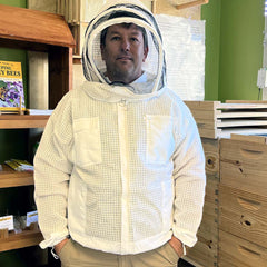 Bee Jacket with Fencing Veil - Bee Friends Farm