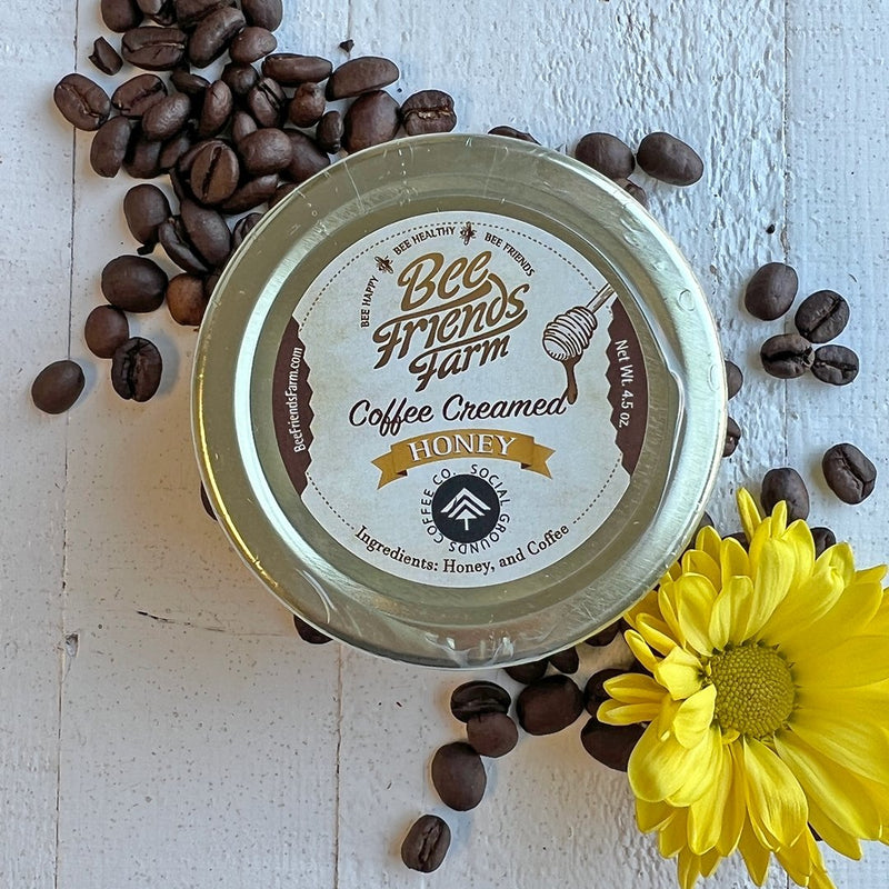 Coffee Creamed Honey - Bee Friends Farm
