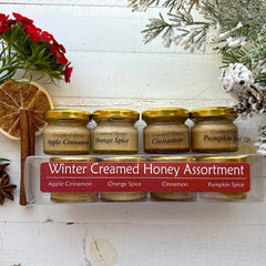 Creamed Honey Assortment: Winter Edition - Bee Friends Farm