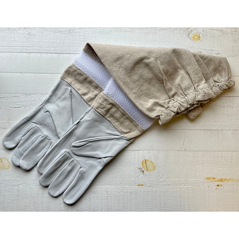 Leather Gloves for Bee Jacket - Bee Friends Farm