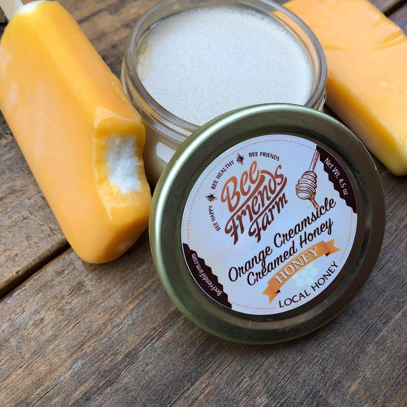 Limited Edition: Orange Creamsicle Creamed Honey - Bee Friends Farm