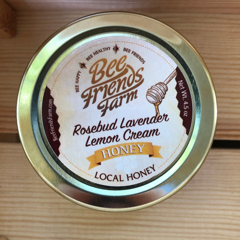 Limited Edition Rosebud, Lavender, Lemon Creamed Honey - Bee Friends Farm