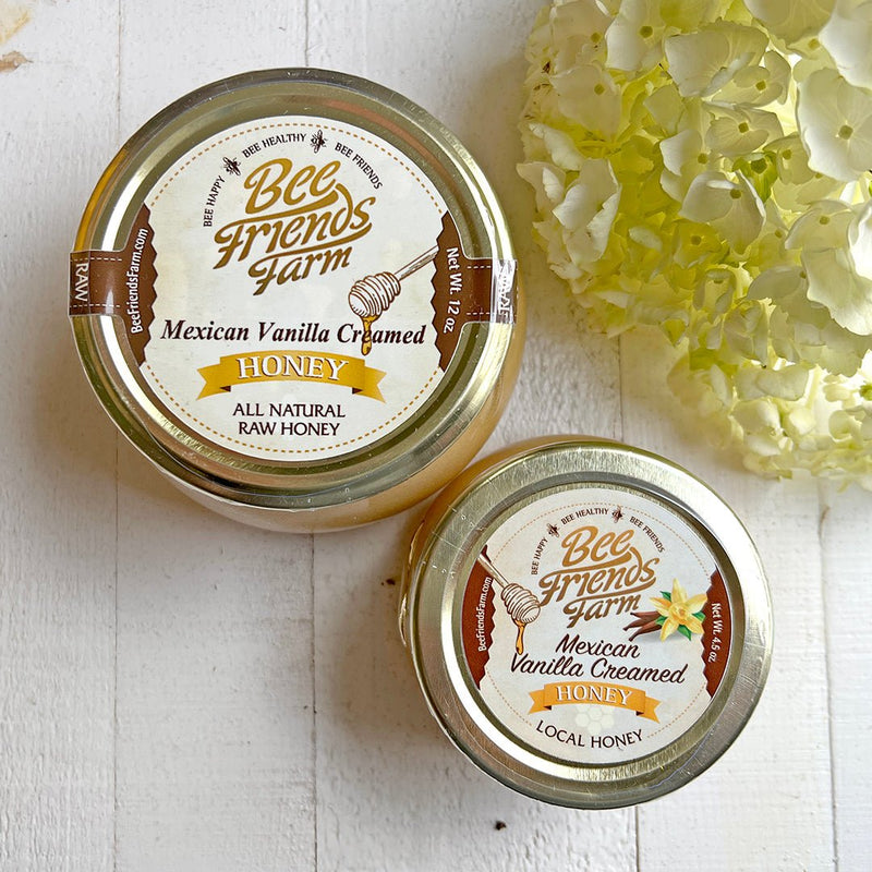 Mexican Vanilla Creamed Honey - Bee Friends Farm