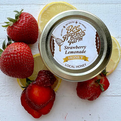 Strawberry Lemonade Creamed Honey - Bee Friends Farm