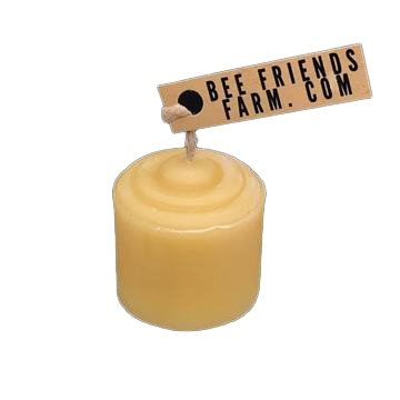 Votive Beeswax Candle - Bee Friends Farm